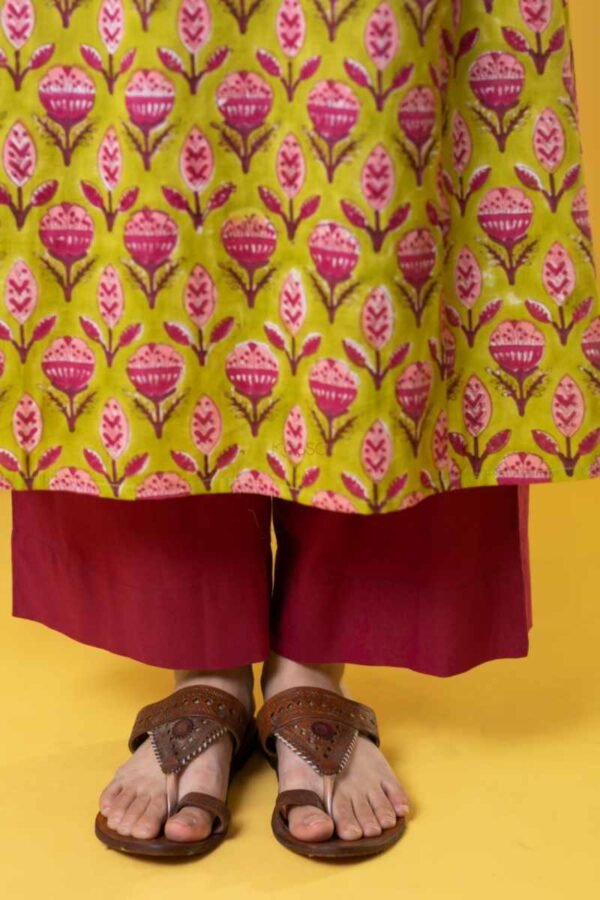 Aanila Cotton Handblock Kurta