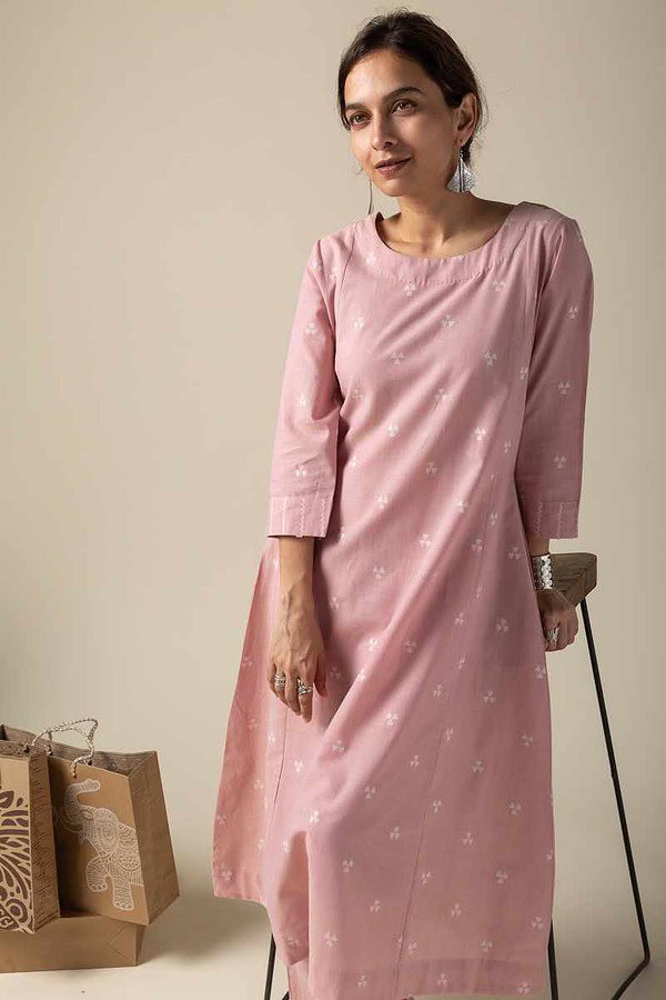 Hansini Handloom Cotton Kurta Pant Set