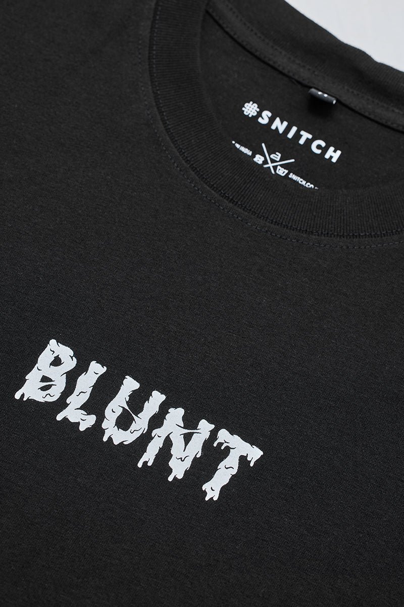 Blunt Black Oversized T-Shirt