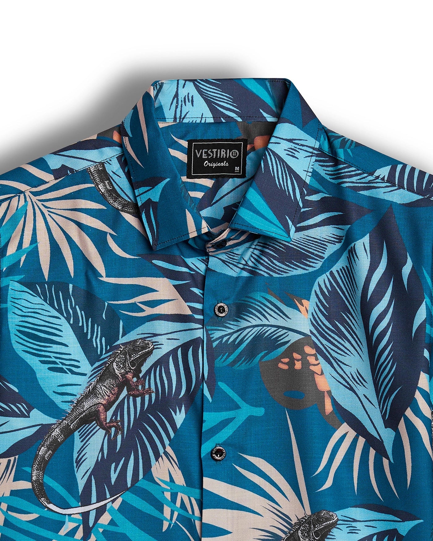 Jungle half sleeve printed shirt for men