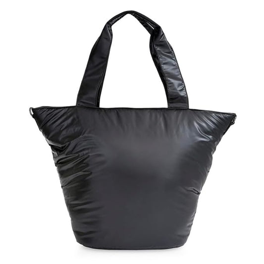 AEROPOSTALE Kinsley Women PU Tote Handbag - Black