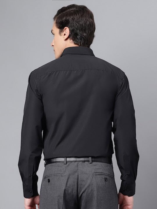 JSPARK Premium Cotton Plain Shirt for Men | Formal Shirt | Cotton Shirt | Solid | Full Sleeve