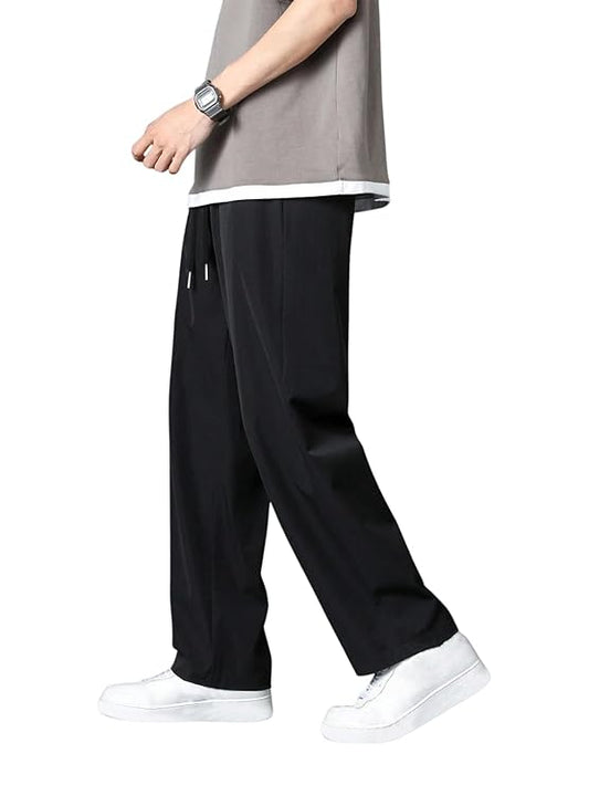 GRECIILOOKS Mens Casual Poly Lycra Regular Fit Track Pant