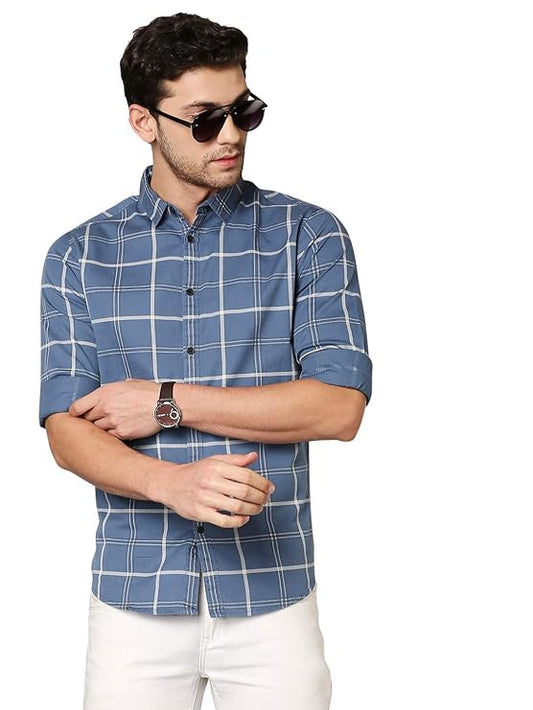 Dennis Lingo Men's Slim Fit Casual Shirts