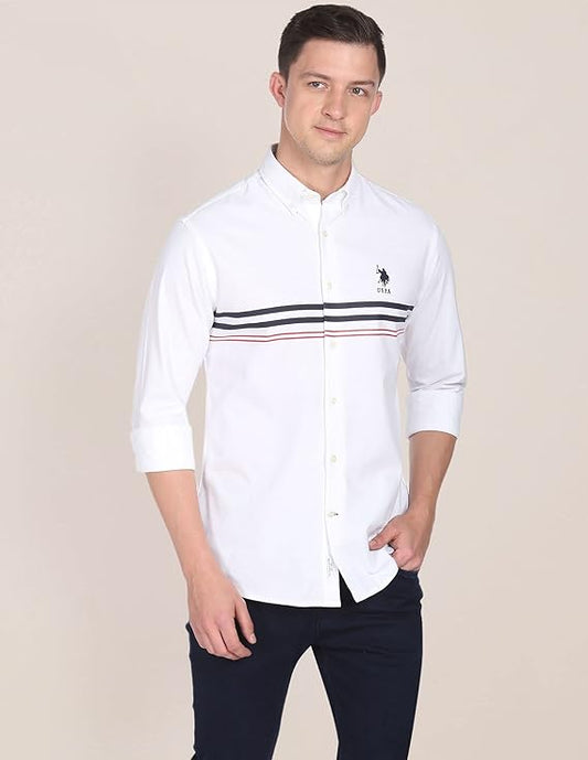 U.S. POLO ASSN. Engineered Oxford Shirt