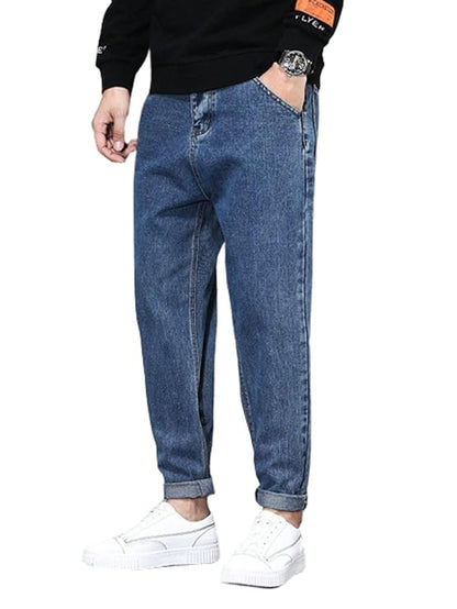 Ben Martin Men's Casual Stretchable Denim Tapered Fit Carrot Jeans_1
