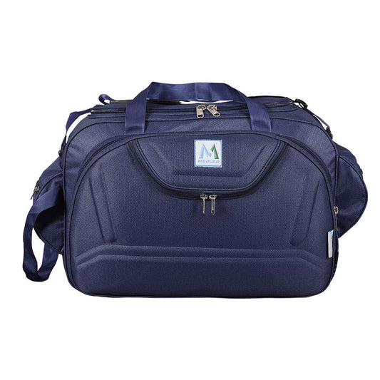 M MEDLER Epoch Nylon 55 litres Waterproof Strolley Duffle Bag- 2 Wheels - Luggage Bag - (Navy Blue)