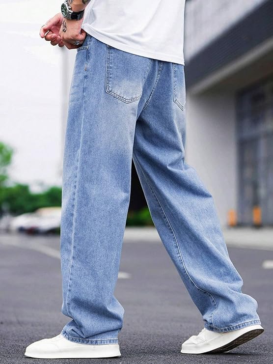 Lymio Men Jeans || Men Jeans Pants || Denim Jeans || Baggy Jeans for Men (Jeans-04-05)