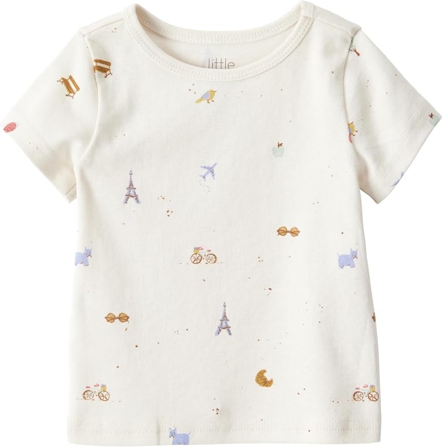 little planet by carter's Baby 2-piece Organic Cotton Shortall Set photo 3