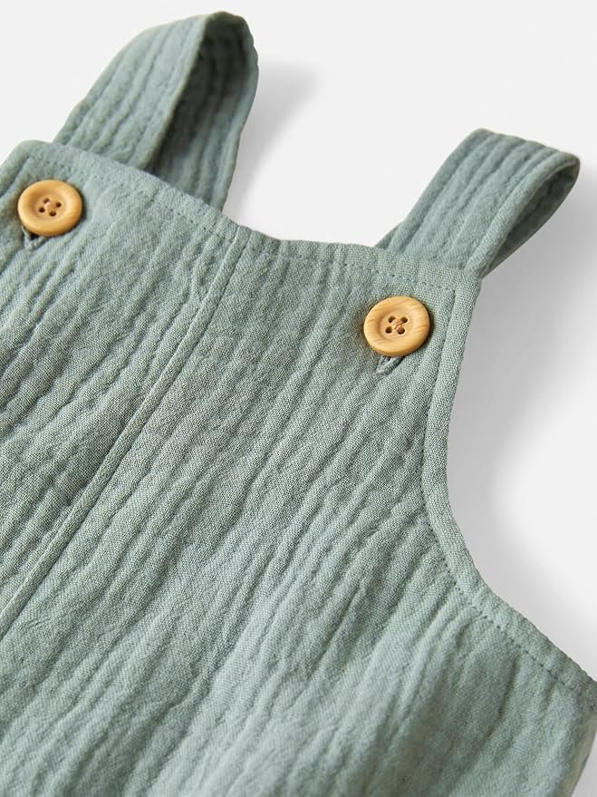 little planet by carter's Baby Organic Cotton Gauze Shortall photo 3